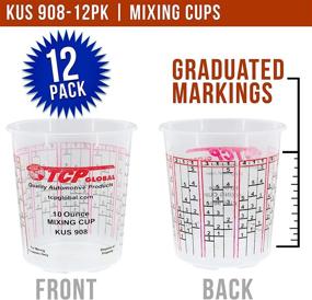 img 3 attached to 🎨 12-Pack of 10 oz Calibrated Paint Mixing Cups for Customization - Includes Mixing Ratios - Ideal for Epoxy Resin