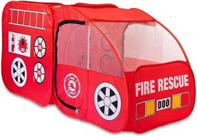 img 4 attached to 🚒 Toddler Girls Fire Truck Play Tent
