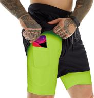 oebld athletic shorts workout running men's clothing in active logo