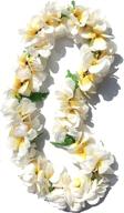 little feather hawaiian luau plumeria flower 🌺 leis necklaces - perfect for party events, christmas decorations logo