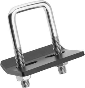 img 4 attached to 🔒 Hitch Tightener Spurtar for 1.25" and 2" Hitches - Anti Rattle Extender Wobble Stop & Quiet Lock Down U-Bolt - Heavy Duty Anti-Rust 304 Stainless Steel - Quick Easy Installation - Black