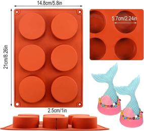 img 1 attached to Silicone Chocolate Pudding Handmade Non Stick Kitchen & Dining in Bakeware