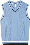 boys' clothing and sweaters: kid nation v neck uniforms logo