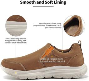 img 3 attached to 👞 TIOSEBON Loafers: Stylish and Comfortable Men's Walking Driving Shoes