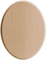 walnut hollow 1838 basswood oval plaque, 8 x 11 x 0.75 - ideal for woodburning, painting, or chip carving logo