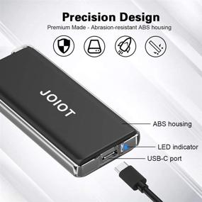 img 2 attached to 💾 JOIOT 120G Переносной внешний SSD с интерфейсом USB 3.1 Type C: Быстрое, надежное и удобное решение для хранения данных на ПК/ноутбуке/Мак/Андроид/Линукс