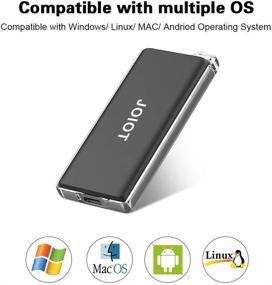 img 1 attached to 💾 JOIOT 120G Переносной внешний SSD с интерфейсом USB 3.1 Type C: Быстрое, надежное и удобное решение для хранения данных на ПК/ноутбуке/Мак/Андроид/Линукс