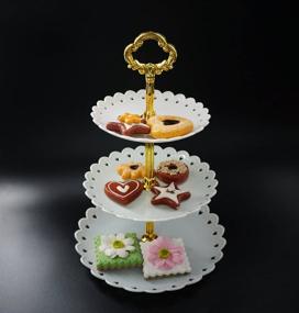 img 2 attached to 🍰 Plastic Dessert Stand - Cupcake Stand for Tea Parties and Art Displays