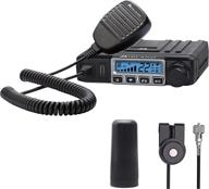 📻 enhanced midland mxt115vp3 micromobile bundle kit - powerhouse 15 watt gmrs two-way radio with 8 repeater channels &amp; 142 privacy codes, roll bar mount, extended 6-meter antenna cable, and an upgraded 3db antenna logo