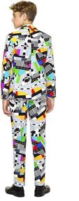 img 3 attached to 👔 Непослушные и модные: OppoSuits Crazy Suits для мальчиков - Яркие принты и уникальные стили!