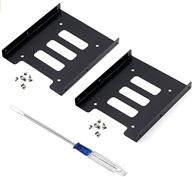 💾 nanxudyj 2.5 to 3.5 adapter - ssd mounting bracket kit for pc ssds logo