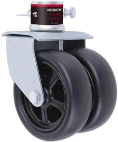 img 4 attached to 🌬️ NBJINGYI 6" 1200lbs Дубликатный полусферический колесо для вагонетки: Окончательное решение для легкого маневрирования вагонеткой на мягкой поверхности