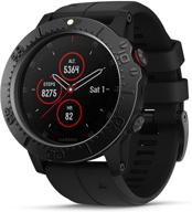 🔒 baihui ободок из нержавеющей стали: защита от царапин и ударов для часов garmin fenix 5x plus (черный) логотип