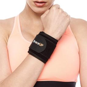 img 3 attached to BraceUP® Wrist Compression Support Adjustable