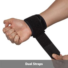 img 1 attached to BraceUP® Wrist Compression Support Adjustable