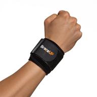 braceup® wrist compression support adjustable logo
