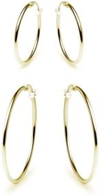 img 4 attached to 💛 Stunning Yellow Flashed Sterling Silver Earrings - Perfect Girls' Jewelry and Earrings for any Occasion