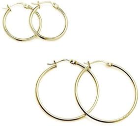 img 3 attached to 💛 Stunning Yellow Flashed Sterling Silver Earrings - Perfect Girls' Jewelry and Earrings for any Occasion