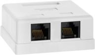 cmple - 2 port cat5e surface mount box logo