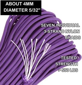 img 1 attached to BENGKU Mil SPEC Paracord Parachute MIl C 5040 H