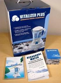 img 1 attached to Vitalizer Plus - Hexagonal Oxygen Water Maker with 4 Mineral Cube - Alkaline Ionizer for Enhanced SEO
