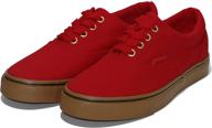 skateboarding canvas skate sneaker: the ultimate men's rubber shoes for skaters! logo