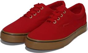 img 4 attached to Skateboarding Canvas Skate Sneaker: The Ultimate Men's Rubber Shoes for Skaters!