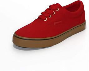 img 2 attached to Skateboarding Canvas Skate Sneaker: The Ultimate Men's Rubber Shoes for Skaters!