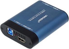 img 1 attached to 💻 UNISHEEN UC3300HS USB 3.0 HDMI SDI двойной вход захвата карты - Ultra HD 1080P видеопередача, прямая трансляция игр и преобразование HDMI в USB 3.0 видеоулавливатель HD Live Streaming Video Grabber Converter