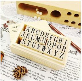 img 1 attached to 💌 Enhance Your Correspondence with Rubber Stamp Letters: Letter Stamps for Clear and Fuss-Free Imprints