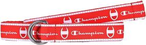 img 2 attached to CHAMPION Unisex Cadet Belt MEDIUM RED_O