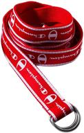 champion unisex cadet belt medium red_o logo