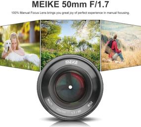 img 2 attached to 📷 Meike 50mm F1.7 Full Frame Manual Focus Prime Lens: Perfect for RF Mount Cameras EOS-R, EOS-RP, R5, R6