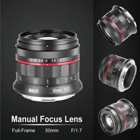 img 3 attached to 📷 Meike 50mm F1.7 Full Frame Manual Focus Prime Lens: Perfect for RF Mount Cameras EOS-R, EOS-RP, R5, R6