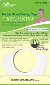 img 2 attached to 🍀 Clover Double Sided Basting Tape: Nancy Zieman Collaboration | 1/2-inch x 7.5 Yd.