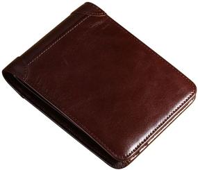 img 3 attached to Genuine Cowhide Leather Capacity Men's Accessories by MANBANG: Superior Quality for Modern Men