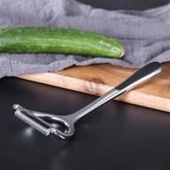 bezal - stainless steel vegetable y peeler: non-slip grip, non-rust blade for effortless kitchen fruit & vegetable slicing - dishwasher safe, ideal for citrus bar cocktails and peeling tasks logo