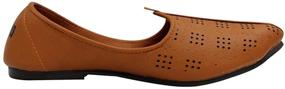 img 2 attached to Stop Style Handmade Traditional Punjabi Men's Shoes