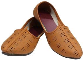 img 3 attached to Stop Style Handmade Traditional Punjabi Men's Shoes