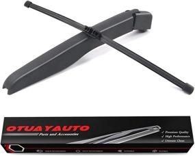 img 4 attached to 🚗 OEM Style Rear Windshield Wiper Arm Blade Set for Ford Edge 2015-2018 - FT4Z17526A by OTUAYAUTO