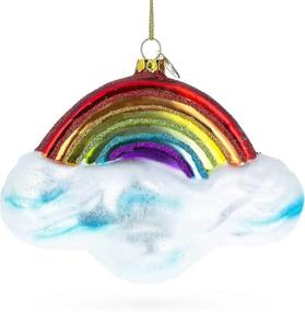 img 1 attached to BestPysanky Rainbow Clouds Christmas Ornament