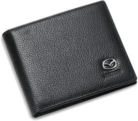 img 4 attached to 💼 Compact and Stylish Mazda Bifold Wallet with Credit Window - A Perfect Blend of Functionality and Sophistication