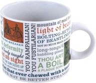 🎭 shakespearean insults coffee mug: unleash shakespeare's wittiest and meanest insults in a fun gift box! logo