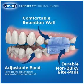 img 1 attached to 😁 DenTek Comfort-Fit Dental Guard: 2-Count Pack for Nighttime Teeth Grinding (Packaging May Vary)