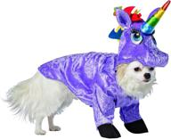 eye-catching rasta imposta purple unicorn pet costume for your furry friend logo