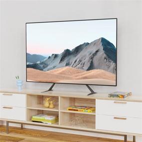 img 3 attached to 📺 WALI TVS001 Universal TV Stand - Table Top for 22-65 inch LCD Flat Screen TV with VESA up to 800x400mm