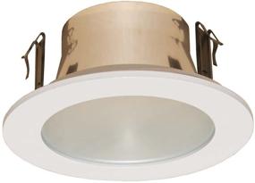 img 3 attached to ⚡ White Voltage Recessed Lighting with Frosted Inches