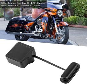 img 3 attached to 🏍️ Qiilu Tour Pack Lid Tether: Ideal Fit for FLH/T FLHX FLHR FLHTK 2014-2019 Motorcycles