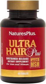img 4 attached to 💁 NaturesPlus Ultra Hair - Natural Hair Growth Supplement for Men & Women - Longer, Thicker Hair - Gluten-Free - 30 Servings