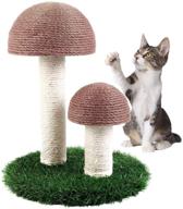 🍄 suvuo mushroom cat scratching post - natural sisal scratcher for kittens & cats, indoor cat scratchers logo